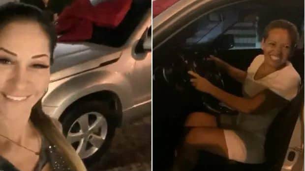 Mayra Cardi entrega carro de presente para babá (Foto: Reprodução) Mayra Cardi entrega carro de presente para babá (Foto: Reprodução)