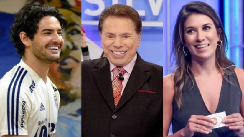 Alexandre Pato, Silvio Santos e Rebeca Abravanel (Foto: Reprodução/SBT/Montagem TV Foco) Alexandre Pato, Silvio Santos e Rebeca Abravanel (Foto: Reprodução/SBT/Montagem TV Foco)