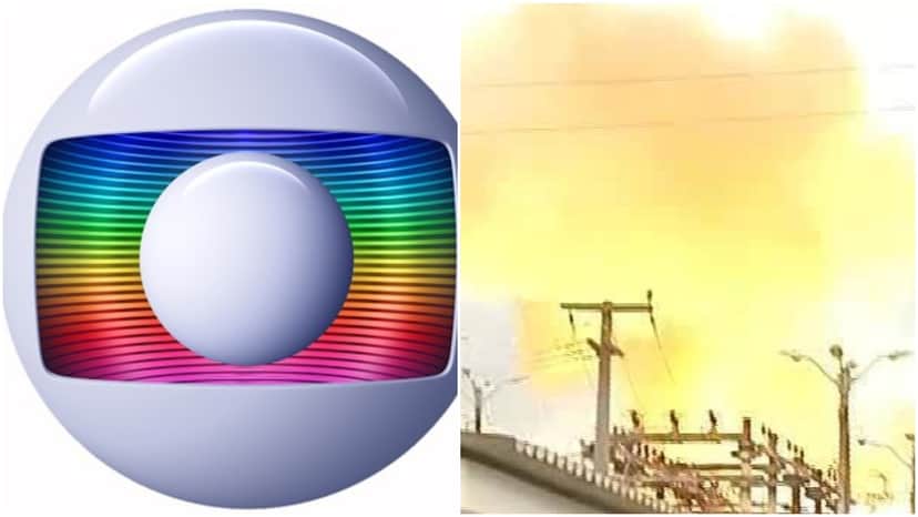 Equipe de afiliada da Globo captou o momento exato de uma grande explosão Equipe de afiliada da Globo captou o momento exato de uma grande explosão