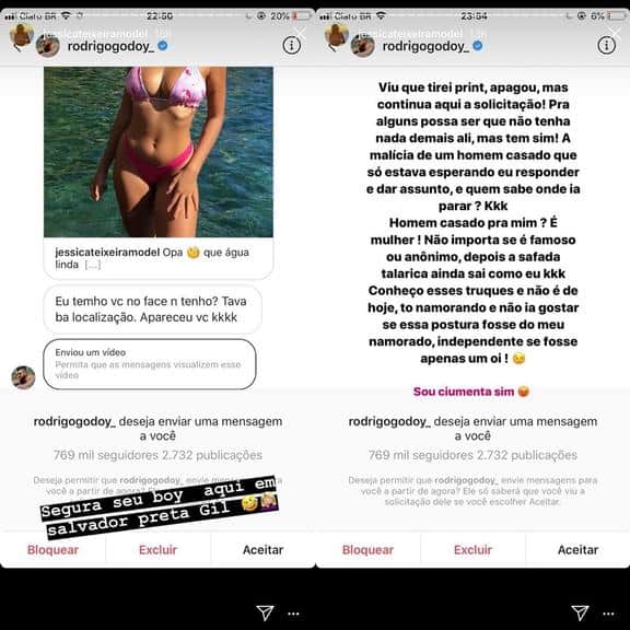Marido de Preta Gil, é acusado por modelo de dar suposta "cantada" (Imagem: Instagram) Marido de Preta Gil, é acusado por modelo de dar suposta "cantada" (Imagem: Instagram)