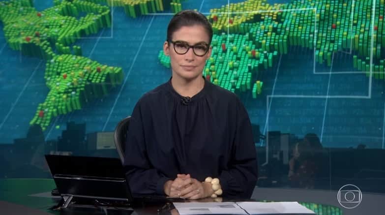 Renata Vasconcellos é uma das âncoras do Jornal Nacional Renata Vasconcellos é uma das âncoras do Jornal Nacional