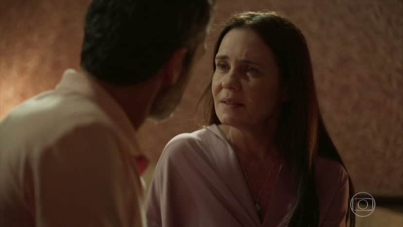 Thelma em cena na novela Amor de Mãe Thelma em cena na novela Amor de Mãe