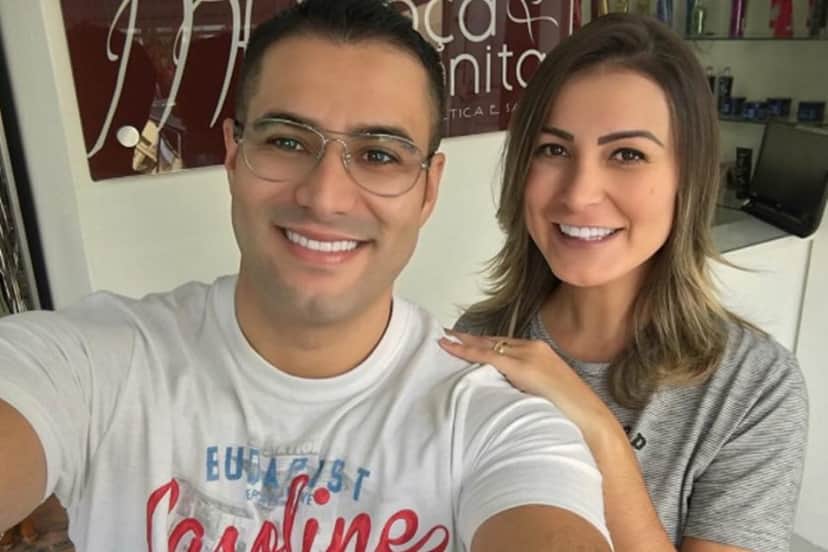 Andressa Urach com seu ex-marido, Tiago Costa (Foto: Reprodução/Instagram) Andressa Urach com seu ex-marido, Tiago Costa (Foto: Reprodução/Instagram)