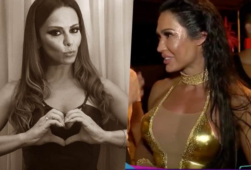 Viviane Araújo e Gracyanne Barbosa mantem eterna rivalidade (Foto montagem: TV Foco) Viviane Araújo e Gracyanne Barbosa mantem eterna rivalidade (Foto montagem: TV Foco)