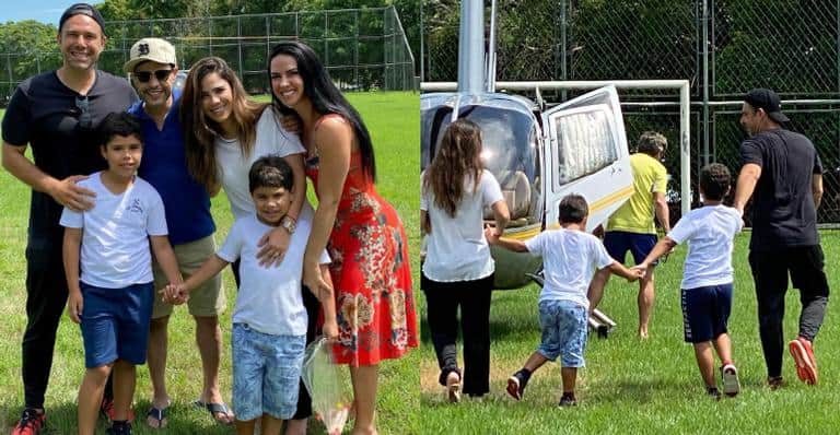 Zezé Di Camargo lamenta fim das férias em família (Divulgação/Instagram) Zezé Di Camargo lamenta fim das férias em família (Divulgação/Instagram)