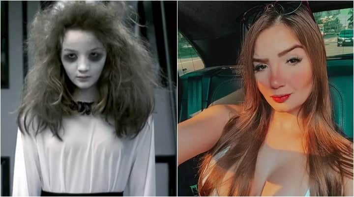 Ana Livya ficou famosa por interpretar a Menina Fantasma de pegadinhas do SBT. (Foto: Montagem/Reprodução) Ana Livya ficou famosa por interpretar a Menina Fantasma de pegadinhas do SBT. (Foto: Montagem/Reprodução)