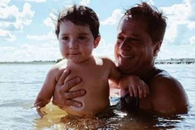 Leonardo surgiu se divertido com o filho de Jéssica Costa, Noah (Foto: Reprodução/ Instagram) Leonardo surgiu se divertido com o filho de Jéssica Costa, Noah (Foto: Reprodução/ Instagram)