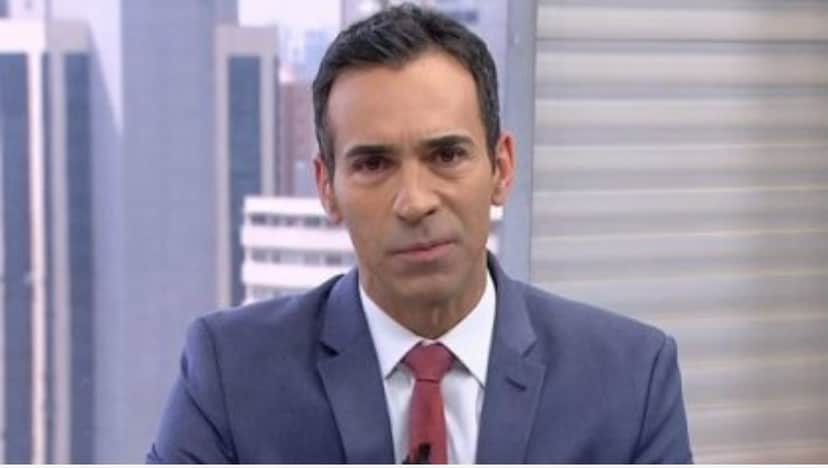 César Tralli apresenta o SP1 na Globo São Paulo (Reprodução) César Tralli apresenta o SP1 na Globo São Paulo (Reprodução)
