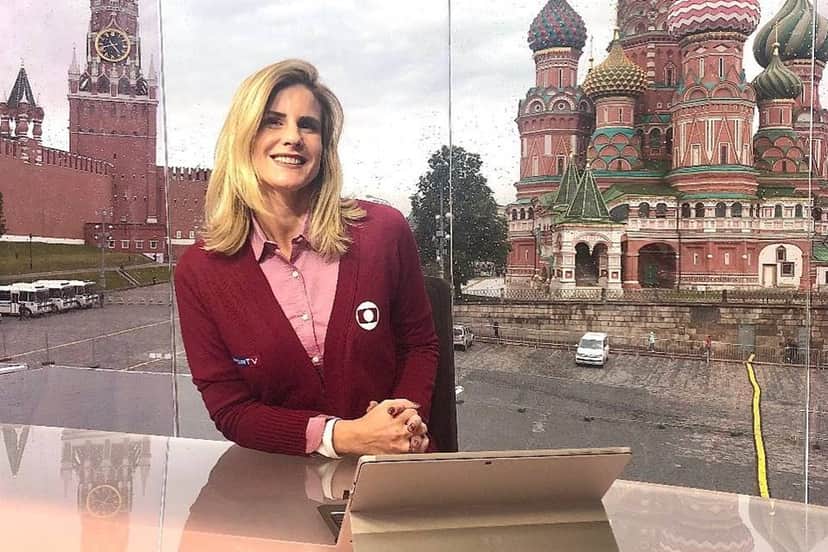Apresentadora passou mal durante apresentação em programa esportivo (Foto: Montagem/TV Foco) Apresentadora passou mal durante apresentação em programa esportivo (Foto: Montagem/TV Foco)