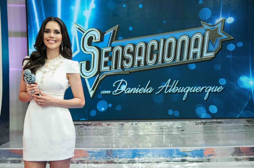 Daniela Albuquerque no 'Sensacional' (Foto: reprodução/RedeTV!) Daniela Albuquerque no 'Sensacional' (Foto: reprodução/RedeTV!)