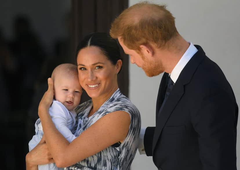 Meghan, Harry e Archie (Foto: Reprodução) Meghan, Harry e Archie (Foto: Reprodução)