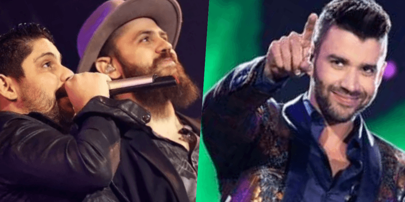 Gusttavo Lima e a dupla Jorge Matheus estariam vivendo guerra (Foto montagem: TV Foco Gusttavo Lima e a dupla Jorge Matheus estariam vivendo guerra (Foto montagem: TV Foco