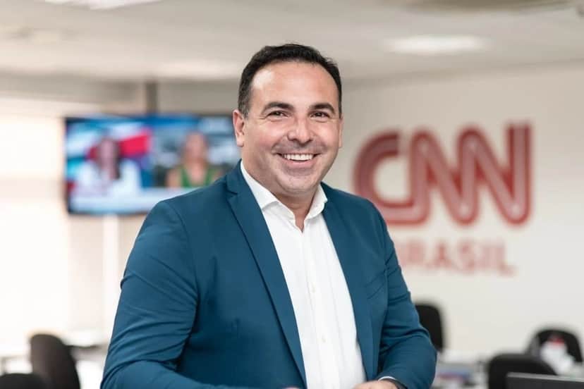 Gottino nos bastidores do canal de notícias; apresentador ficou menos de três meses no ar (Foto: Reprodução/CNN Brasil) Gottino nos bastidores do canal de notícias; apresentador ficou menos de três meses no ar (Foto: Reprodução/CNN Brasil)