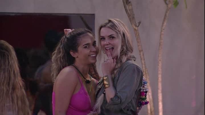 Gizelly e Marcela no BBB20. (Foto: Reprodução) Gizelly e Marcela no BBB20. (Foto: Reprodução)