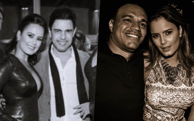 Denílson e Luciele revelam que, no começo, Zezé não gostou de saber que eles estavam juntos (Foto: Reprodução) Denílson e Luciele revelam que, no começo, Zezé não gostou de saber que eles estavam juntos (Foto: Reprodução)