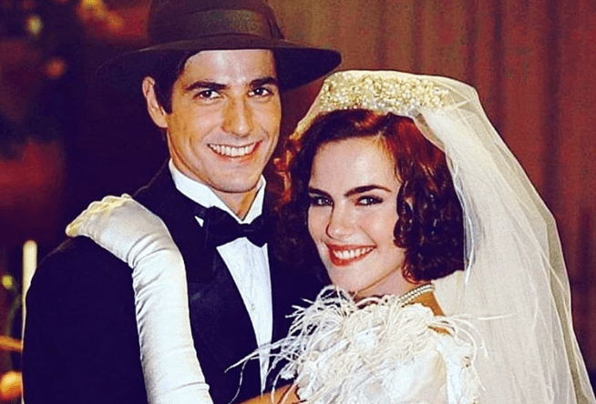 Ana Paula Arósio e Reynaldo Gianecchini na novela Esperança, de 2002 (Foto: Reprodução / TV Globo) Ana Paula Arósio e Reynaldo Gianecchini na novela Esperança, de 2002 (Foto: Reprodução / TV Globo)