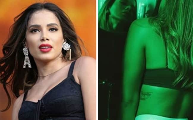 Anitta apareceu em foto fazendo xixi em pé (Foto: Montagem/TV Foco) Anitta apareceu em foto fazendo xixi em pé (Foto: Montagem/TV Foco)