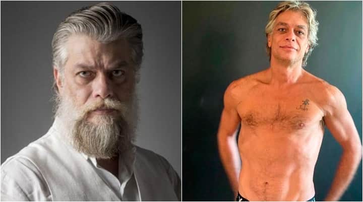 Fabio Assunção passou por grande transformação para nova série da Globo. (Foto: Montagem/Reprodução)