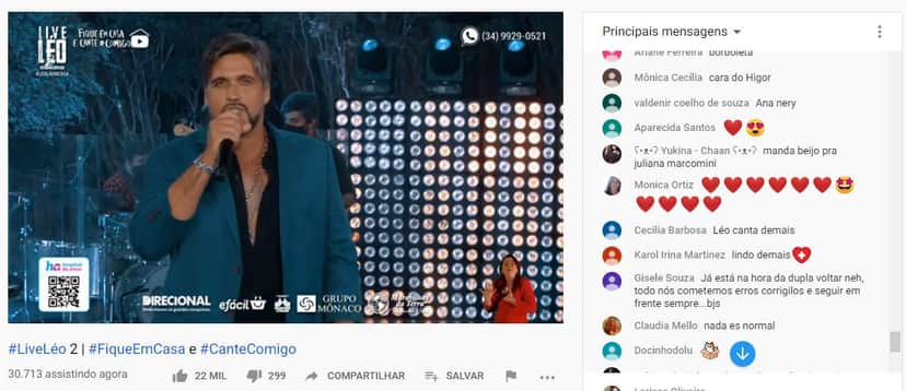 Fãs perdem a volta de Victor e live protagonizada por irmão (Foto: Reprodução) Fãs perdem a volta de Victor e live protagonizada por irmão (Foto: Reprodução)