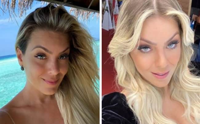 Renata Fan ganhou diversos elogios em foto com seios avantajados (Foto: Montagem) Renata Fan ganhou diversos elogios em foto com seios avantajados (Foto: Montagem)