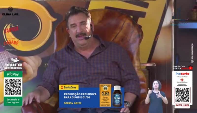 Após receber não de Silvio Santos, Ratinho foi apostar nas live no YouTube (Foto: Reprodução) Após receber não de Silvio Santos, Ratinho foi apostar nas live no YouTube (Foto: Reprodução)