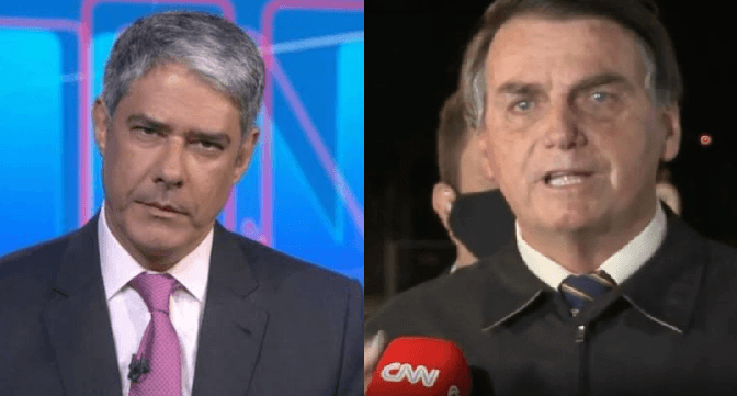 William Bonner fala sobre o presidente Jair Bolsonaro no Jornal Nacional (Foto: Montagem) William Bonner fala sobre o presidente Jair Bolsonaro no Jornal Nacional (Foto: Montagem)