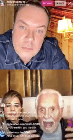 O apresentador do SBT falou sobre a sua vida íntima durante uma live (Foto: Reprodução/Montagem TV Foco) O apresentador do SBT falou sobre a sua vida íntima durante uma live (Foto: Reprodução/Montagem TV Foco)