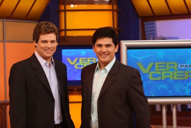 Celso Portiolli e Cesar Filho são amigos de longa data (Foto: reprodução/SBT) Celso Portiolli e Cesar Filho são amigos de longa data (Foto: reprodução/SBT)