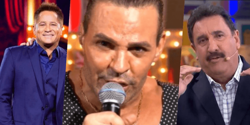 Eduardo Costa, Ratinho e Leonardo viraram assunto (Foto montagem) Eduardo Costa, Ratinho e Leonardo viraram assunto (Foto montagem)
