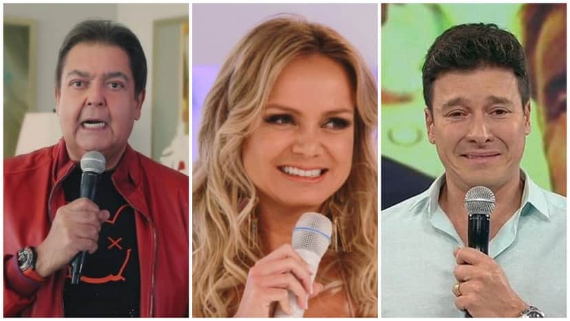 Faustão e Rodrigo Faro ficaram atrás de Eliana em audiência - Foto: Reprodução Faustão e Rodrigo Faro ficaram atrás de Eliana em audiência - Foto: Reprodução