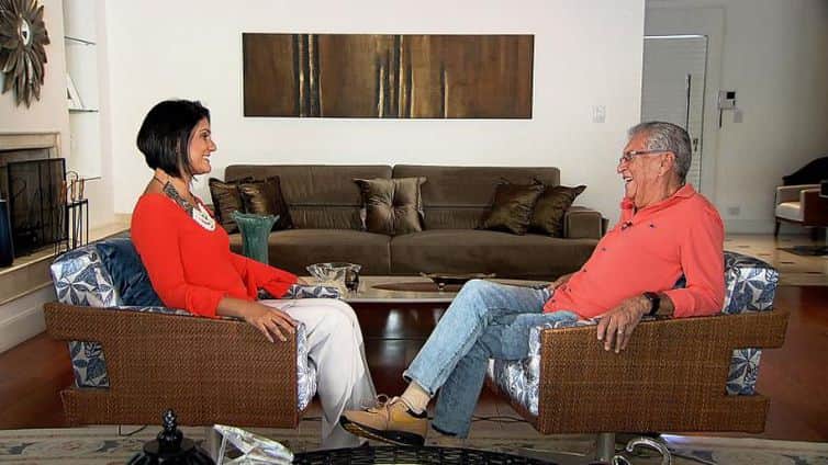 Roseann Kennedy entrevista o apresentador Carlos Alberto de Nóbrega( Imagem: Divulgação/TV Brasil) Roseann Kennedy entrevista o apresentador Carlos Alberto de Nóbrega( Imagem: Divulgação/TV Brasil)