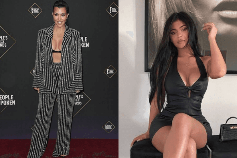 Kourtney Kardashian e Kylie Jenner esbanjam beleza em foto juntas (Foto: Reprodução) Kourtney Kardashian e Kylie Jenner esbanjam beleza em foto juntas (Foto: Reprodução)