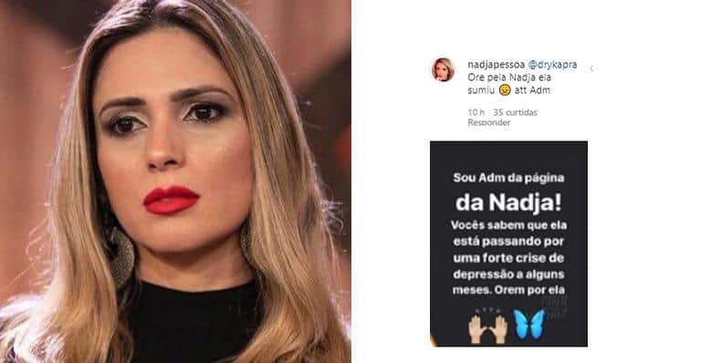 Nadja Pessoa soltou bomba sobre grave doença e preocupou os fãs (Foto: Reprodução) Nadja Pessoa soltou bomba sobre grave doença e preocupou os fãs (Foto: Reprodução)