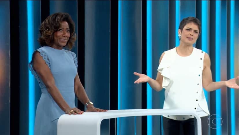 Sandra Annenberg ao lado de Glória Maria no 'Globo Repórter' (Foto: reprodução/Globo) Sandra Annenberg ao lado de Glória Maria no 'Globo Repórter' (Foto: reprodução/Globo)