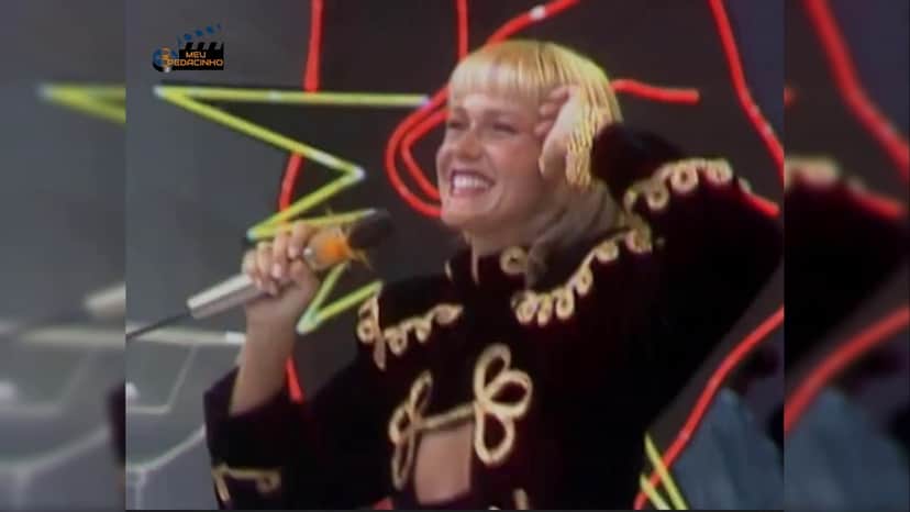Xuxa em participação no Faustão - Foto: Reprodução Xuxa em participação no Faustão - Foto: Reprodução