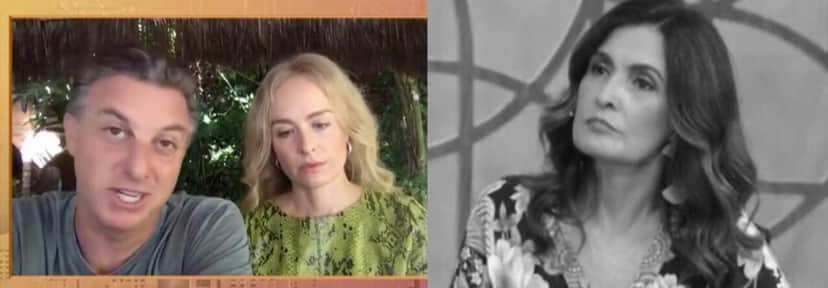 Luciano e Angélica no Encontro com Fátima (Reprodução) Luciano e Angélica no Encontro com Fátima (Reprodução)