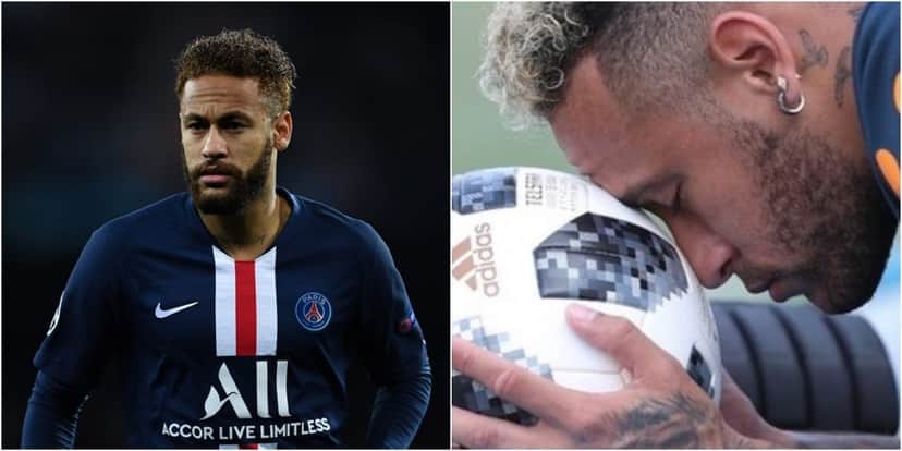 Neymar fez declaração para a bola de futebol. (Foto: Montagem/Divulgação) Neymar fez declaração para a bola de futebol. (Foto: Montagem/Divulgação)