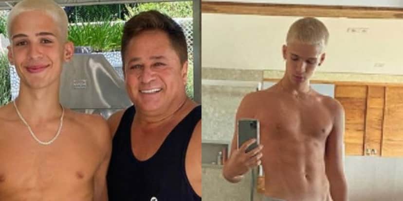 João Guilherme surpreendeu com uma foto ousada (Foto montagem: TV Foco) João Guilherme surpreendeu com uma foto ousada (Foto montagem: TV Foco)