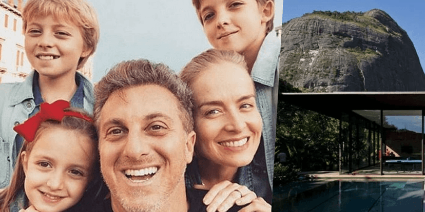 Luciano Huck e família (Foto: Montagem) Luciano Huck e família (Foto: Montagem)