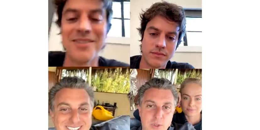 Luciano Huck participar da live do irmão e relembra momento (Foto: Reprodução/Instagram) Luciano Huck participar da live do irmão e relembra momento (Foto: Reprodução/Instagram)