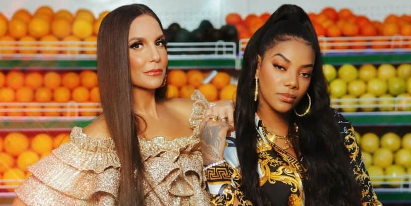 Ivete Sangalo declarou apoio a Ludmilla após ataques racistas contra a cantora (Foto: Reprodução) Ivete Sangalo declarou apoio a Ludmilla após ataques racistas contra a cantora (Foto: Reprodução)