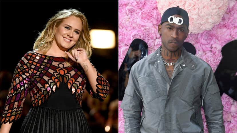 Relação de Adele com Skepta é especulada pela web (Foto: Reprodução) Relação de Adele com Skepta é especulada pela web (Foto: Reprodução)