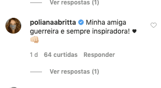 Adriana Araújo recebeu solidariedade de uma global (Foto: reprodução/Instagram) Adriana Araújo recebeu solidariedade de uma global (Foto: reprodução/Instagram)