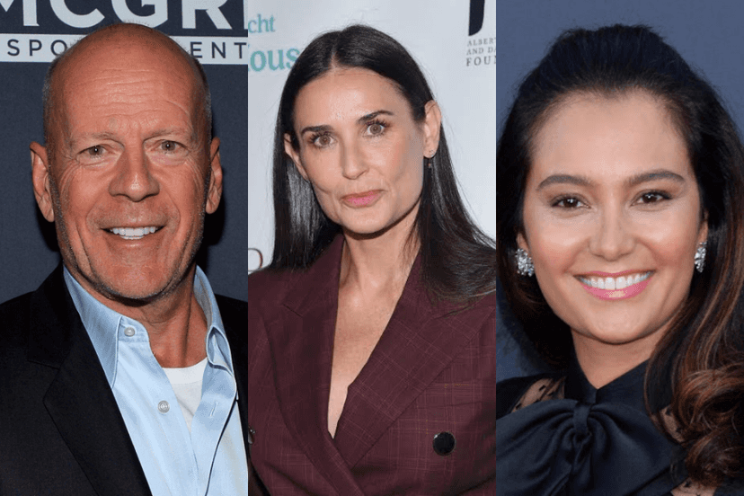No dia dos pais, Bruce Willis recebe homenagens da atual e ex-esposa (Foto: Reprodução) No dia dos pais, Bruce Willis recebe homenagens da atual e ex-esposa (Foto: Reprodução)