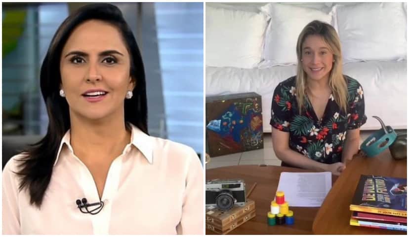 Carla Cecato e Fernanda Gentil concorrem em audiência - Foto: Montagem Carla Cecato e Fernanda Gentil concorrem em audiência - Foto: Montagem