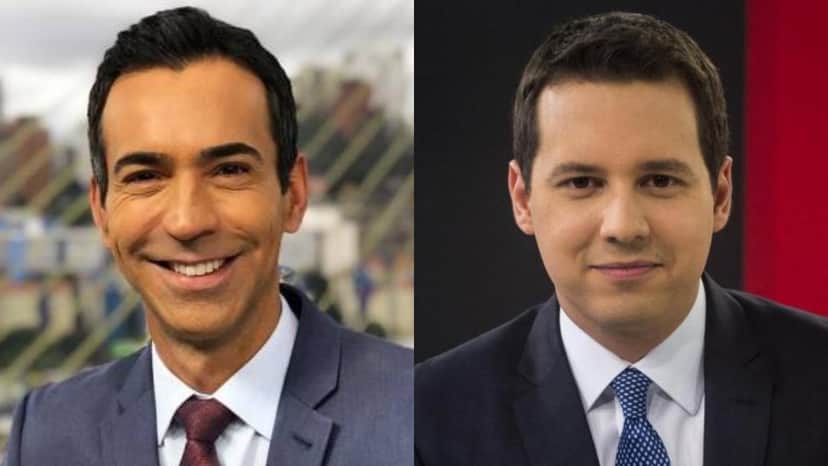 César Tralli e Reinaldo Gottino são cotados para a CNN Brasil (Foto: Reprodução/TV Globo) César Tralli e Reinaldo Gottino são cotados para a CNN Brasil (Foto: Reprodução/TV Globo)