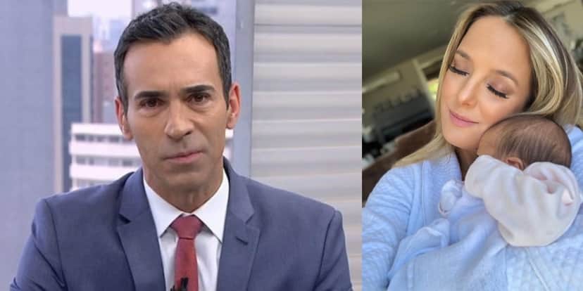 César Tralli é casado com Ticiane Pinheiro (Foto: Reprodução/TV Globo/Instagram) César Tralli é casado com Ticiane Pinheiro (Foto: Reprodução/TV Globo/Instagram)