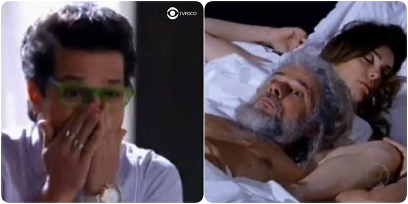 Crô pega a patroa com o ex de sua inimiga em Fina Estampa Crô pega a patroa com o ex de sua inimiga em Fina Estampa