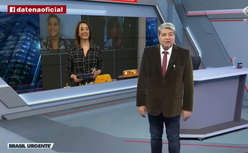 O apresentador Datena em seu programa na Band - Foto: Reprodução O apresentador Datena em seu programa na Band - Foto: Reprodução