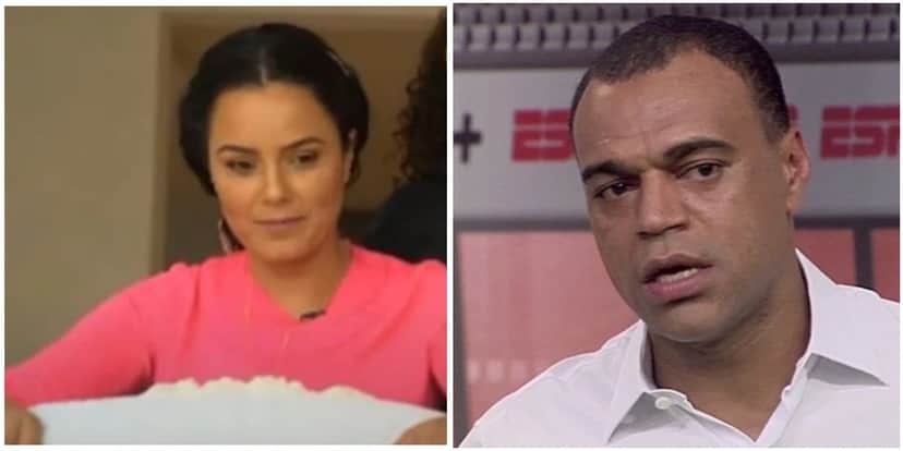 Denílson e a esposa Luciele di Camargo (Reprodução) Denílson e a esposa Luciele di Camargo (Reprodução)